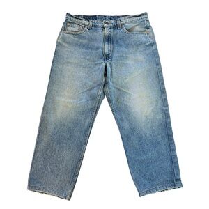 Vintage 90s Levis 565 Loose Fit Wide Leg Jeans Men’s 36x25.5 Blue Cotton USA